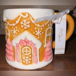 Super Cute Gingerbread House Christmas Mug by Arlington Designs - NEW